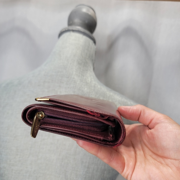 Rare Cartier Authentic Vintage Wallet Burgundy Brown Leather - Picture 7 of 15